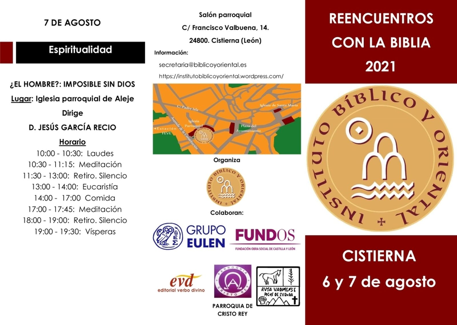 'Reencuentros con la Biblia', este verano, en Cistierna