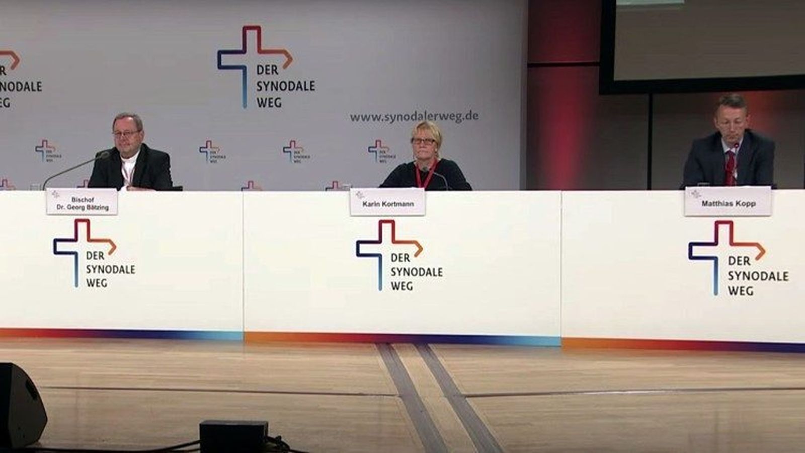 Asamblea Sinodal alemana en Fráncfort.