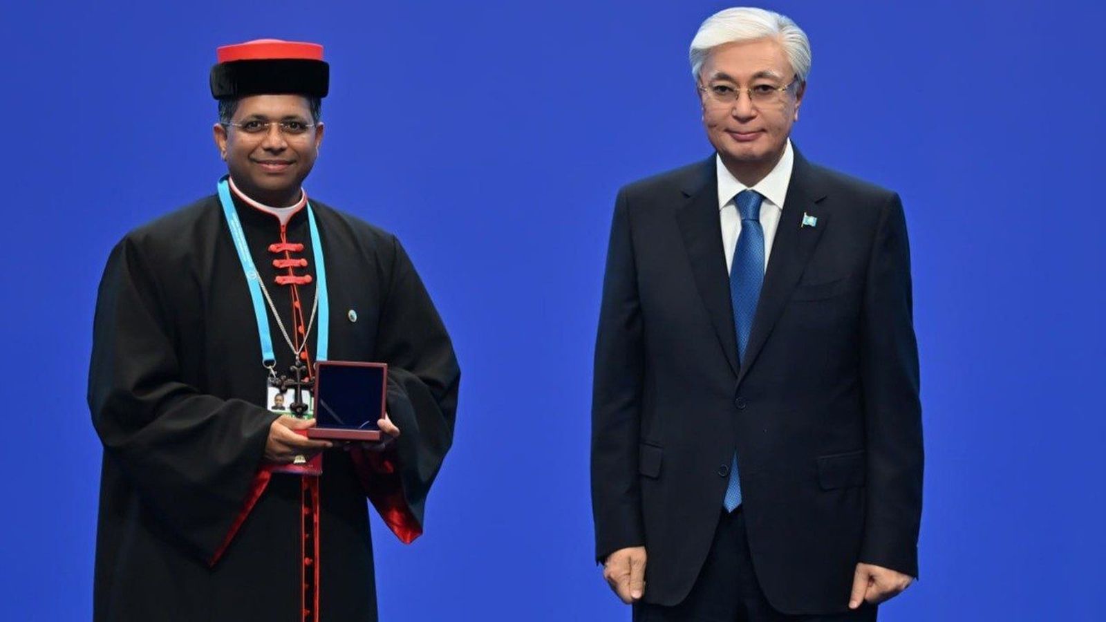 Cardenal George Jacob Koovakad en Astana, Kazajistán