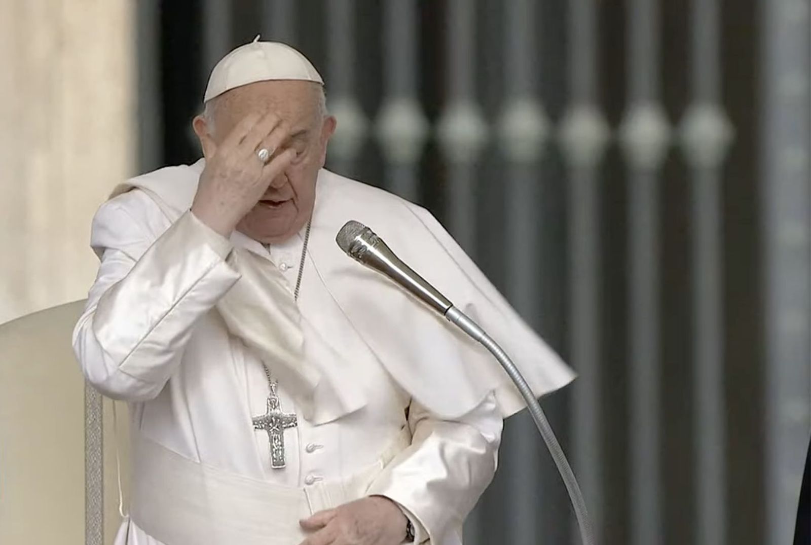 El Papa, al inicio de la audiencia general del miércoles
