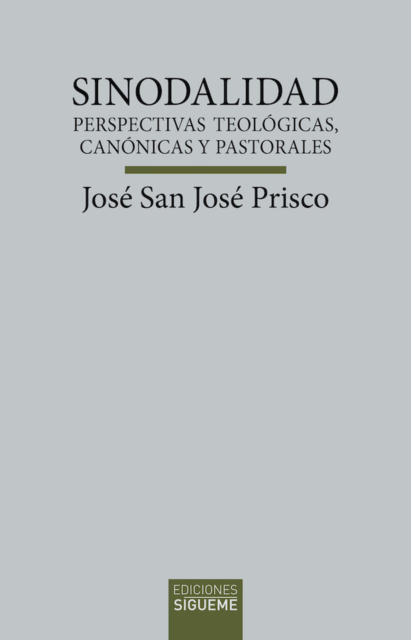 Libro 'Sinodalidad', editoria Sígueme