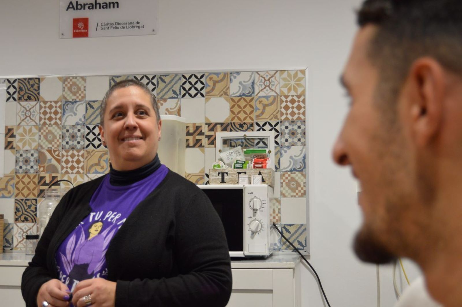 Raquel Avilés, trabajadora social del Centro de Acogida Abraham