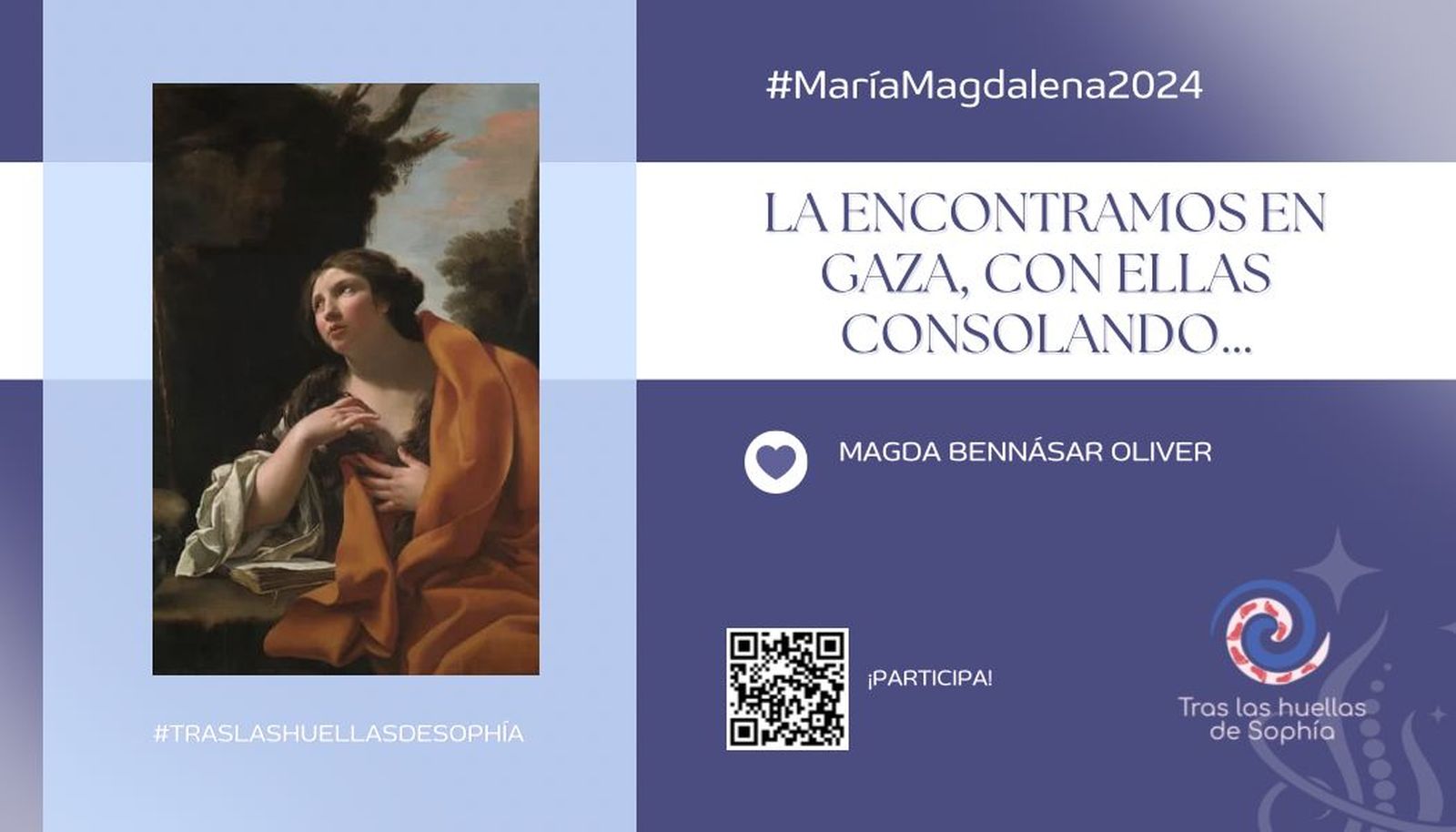 LA ENCONTRAMOS EN GAZA, CON ELLAS CONSOLANDO…