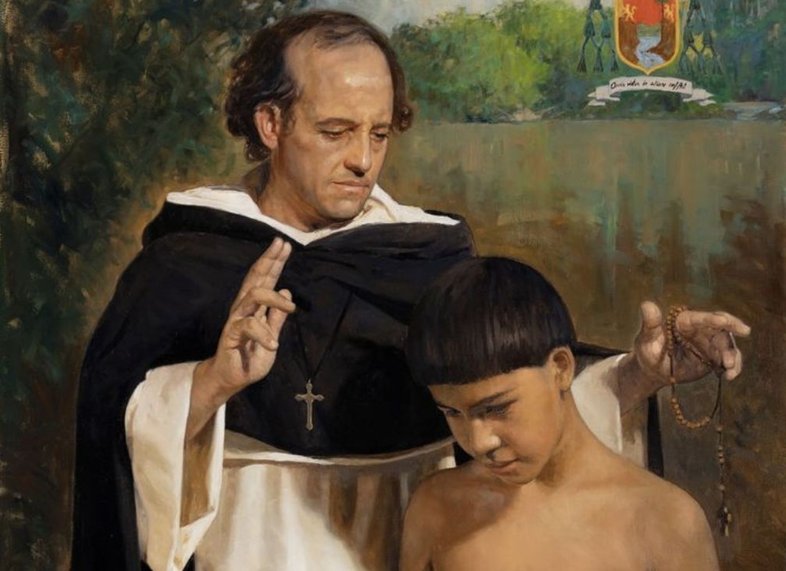 Óleo de fray Bartolomé de las Casas en una parroquia de Sevilla