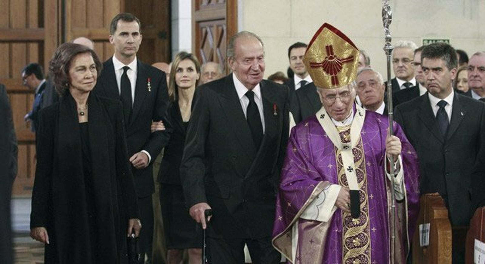 Rouco, en el funeral de Suárez