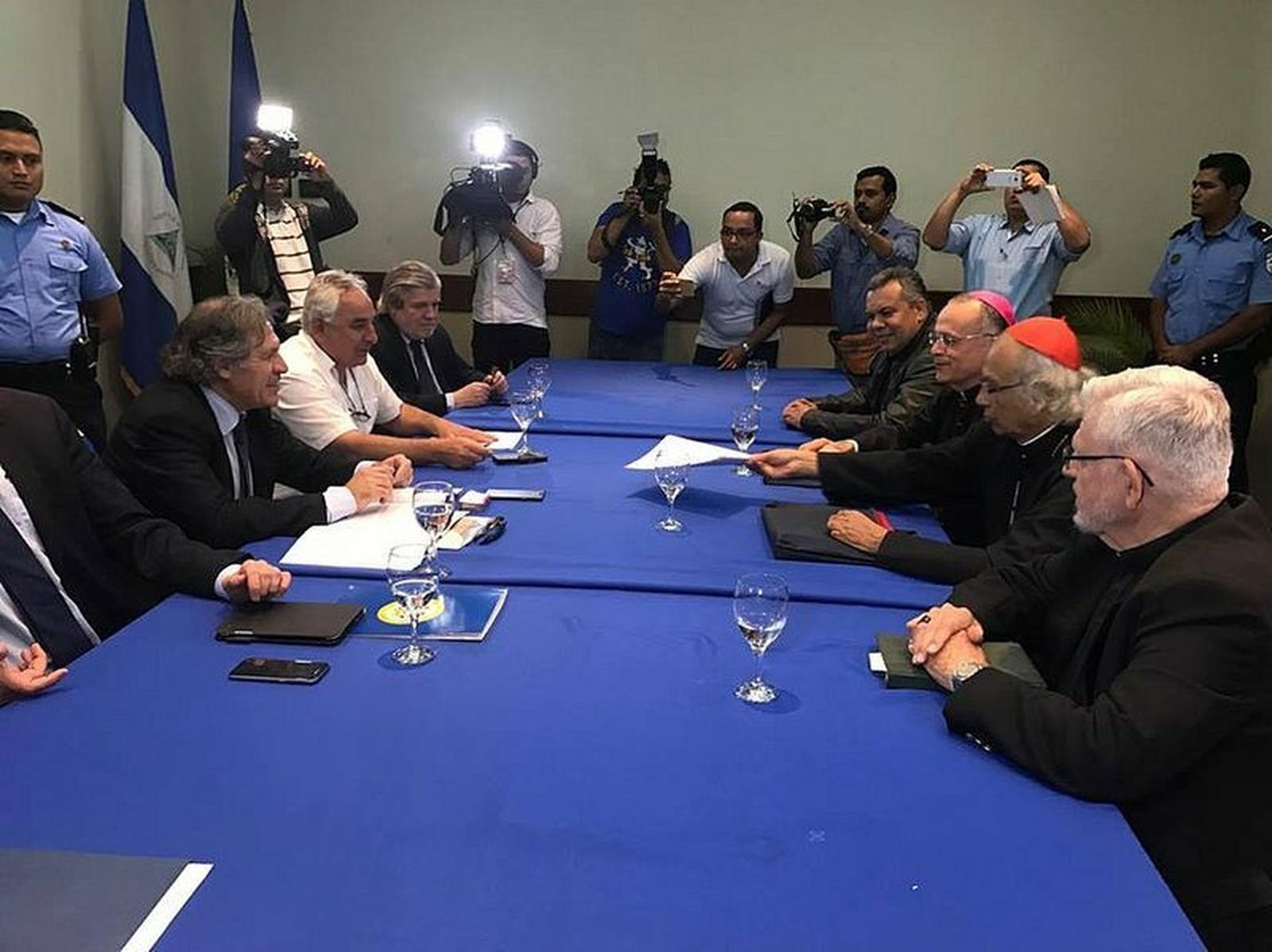 Un momento de la reunión