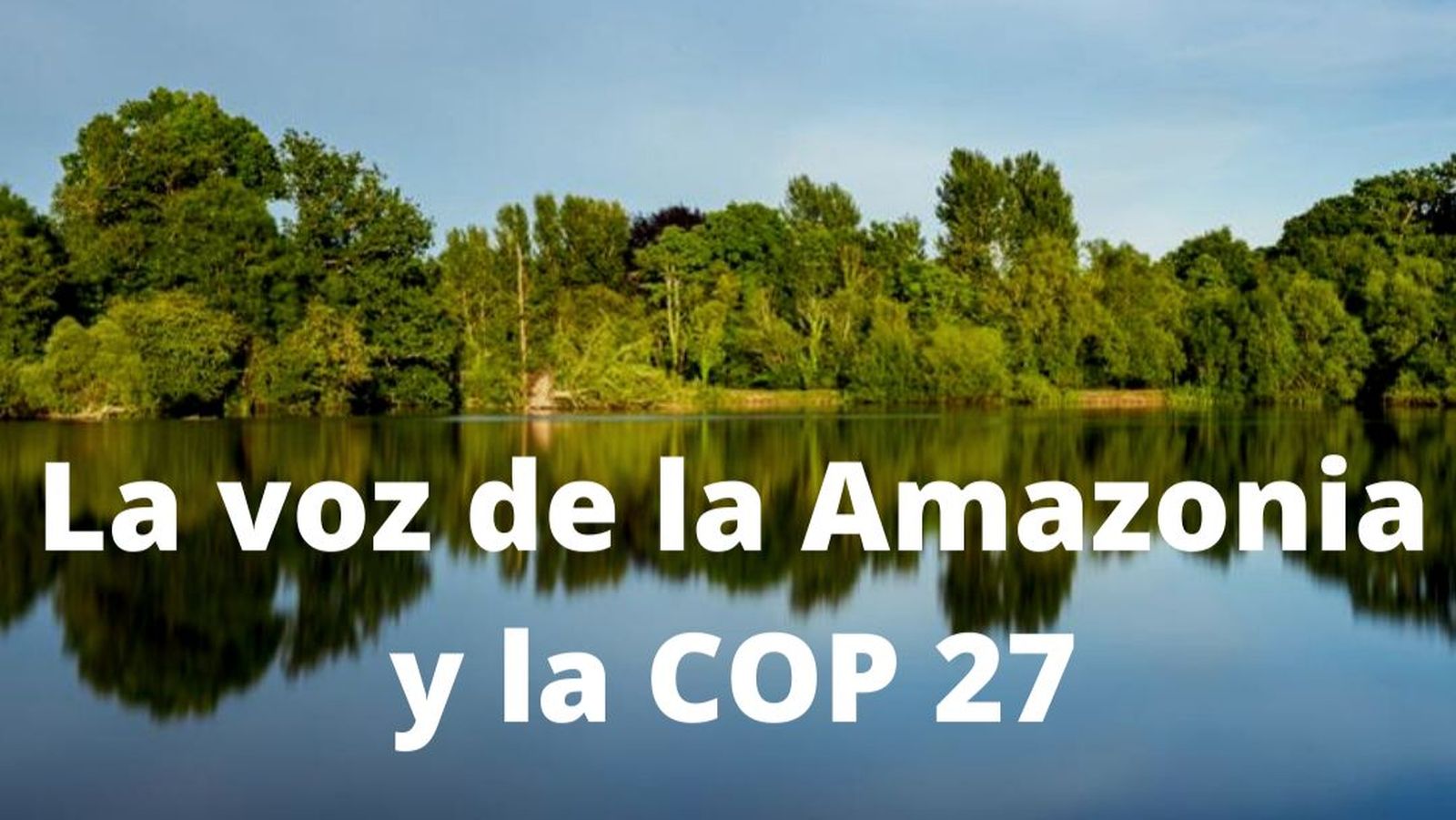 La Voz de la Amazonía y la COP27