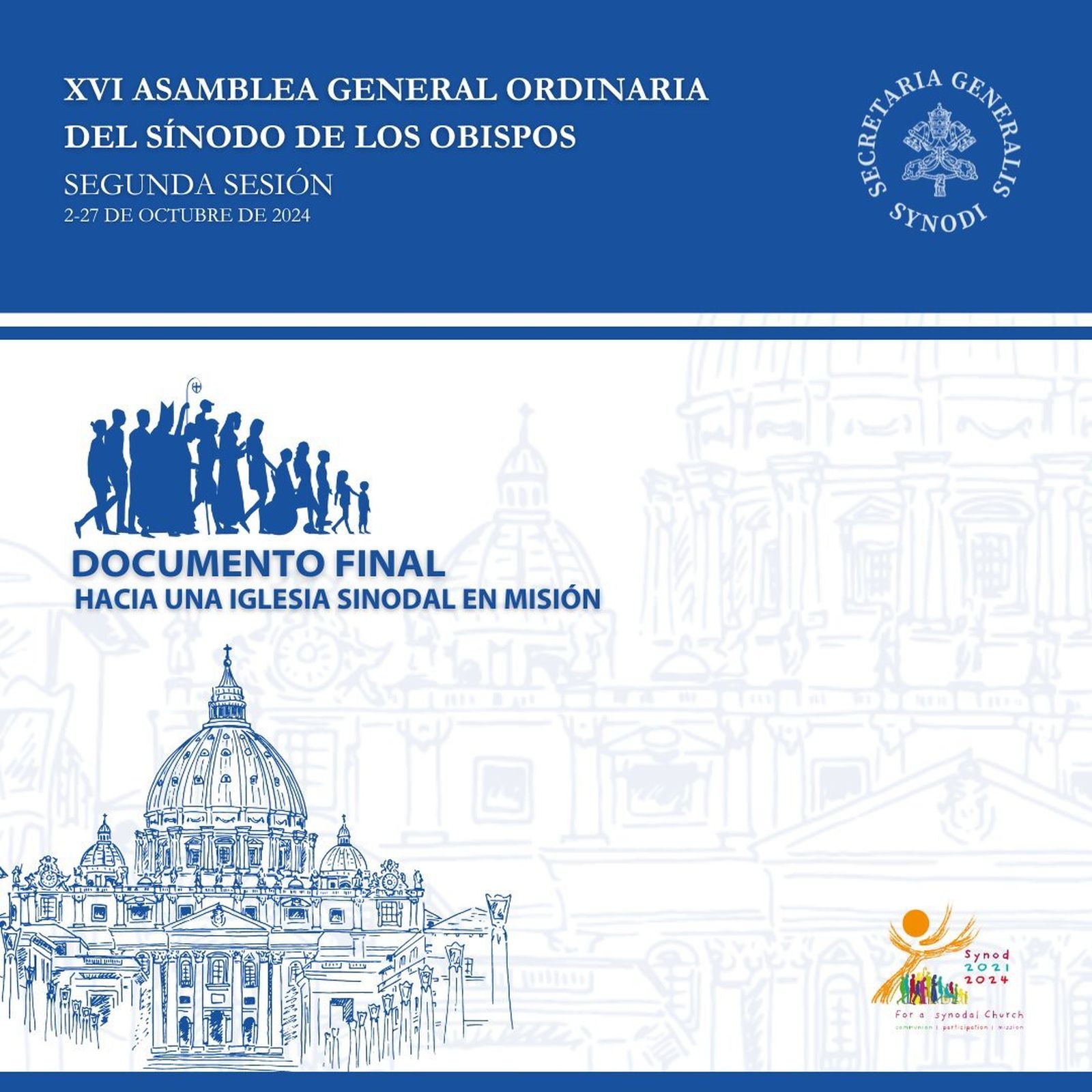 Documentos RD: éste es el documento final del Sínodo de la Sinodalidad