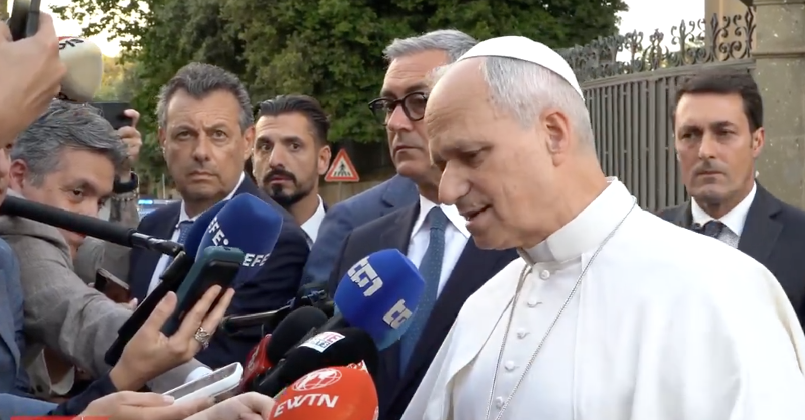 El Papa, en Castel Gandolfo