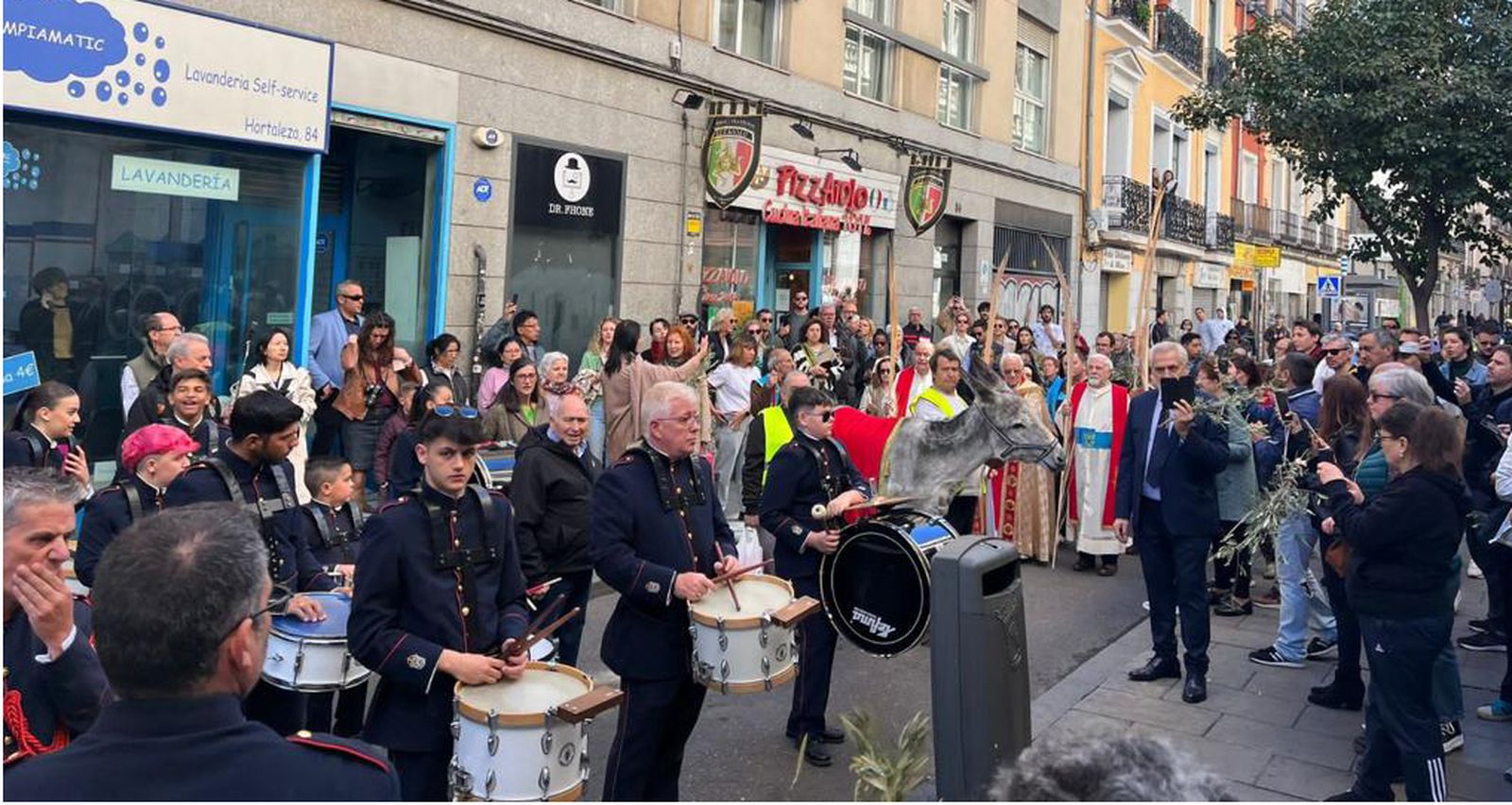 Procesión de Domingo de Ramos de la iglesia San Antón. Madrid