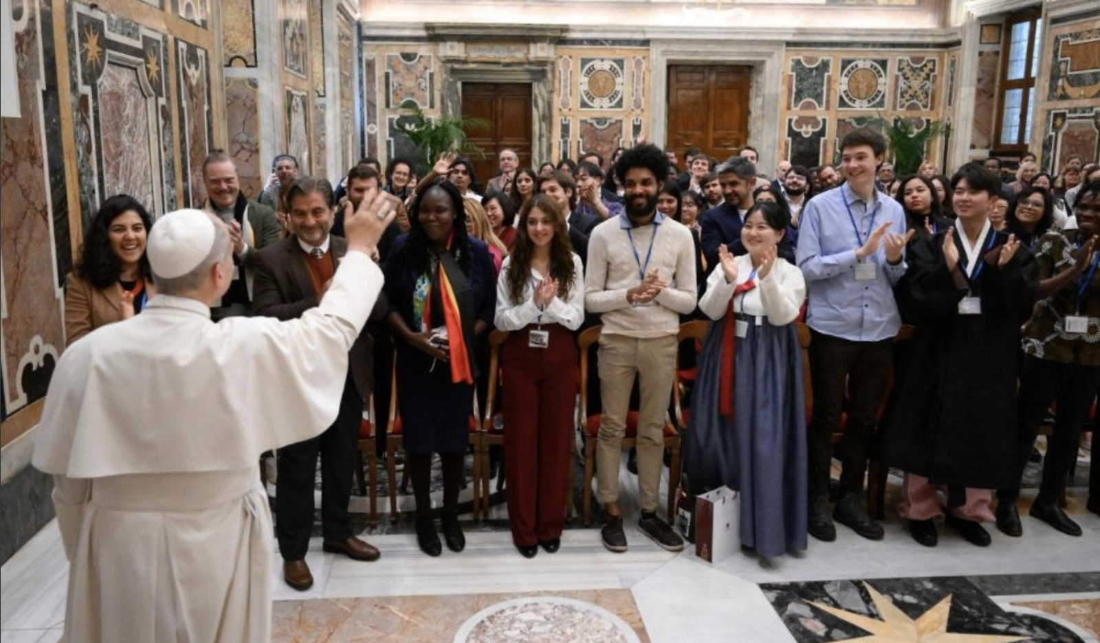 Audiencia del Papa a la ONG New Humanity