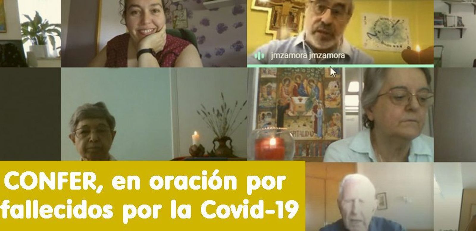 Confer reza por las víctimas: "Nos unimos al dolor de miles y miles de personas"