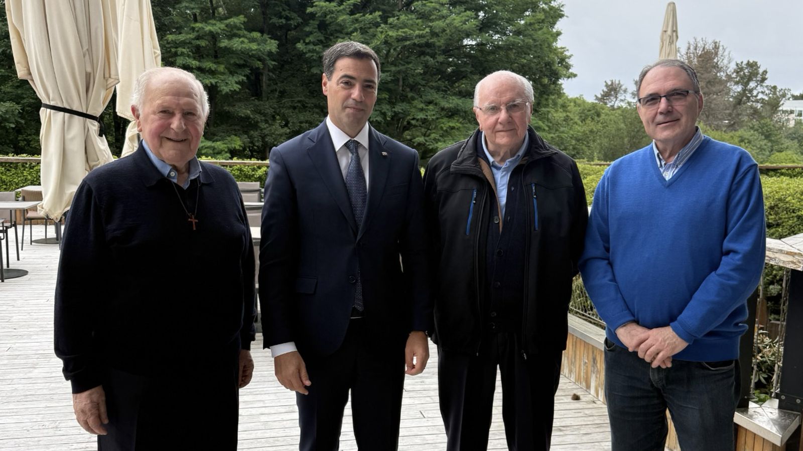 Félix Azurmendi, Imanol Pradales, José Antonio Pagola y Patxi Azpitarte