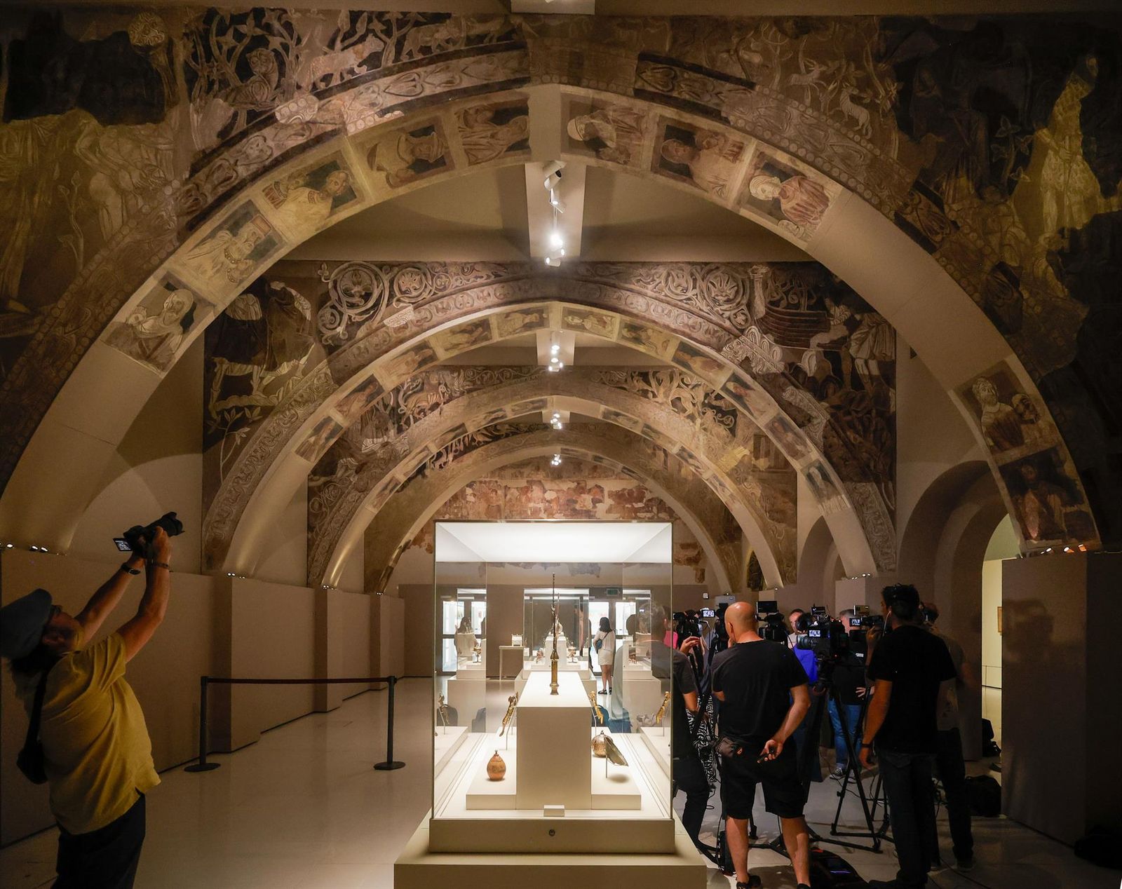 Pinturas murales del Monasterio de Sijena en el Museo Nacional de Arte de Catalunya