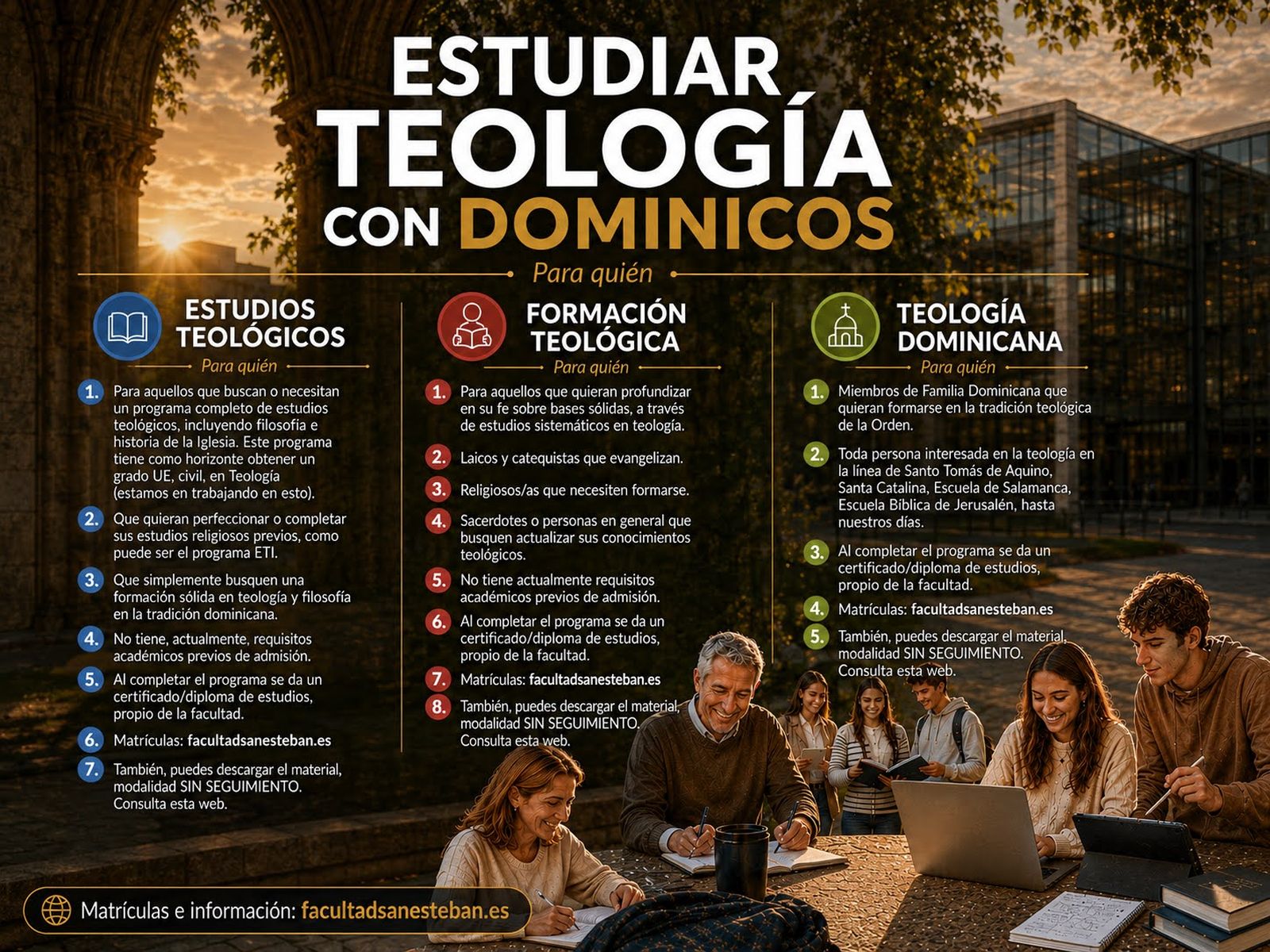 Estudiar teología con los dominicos