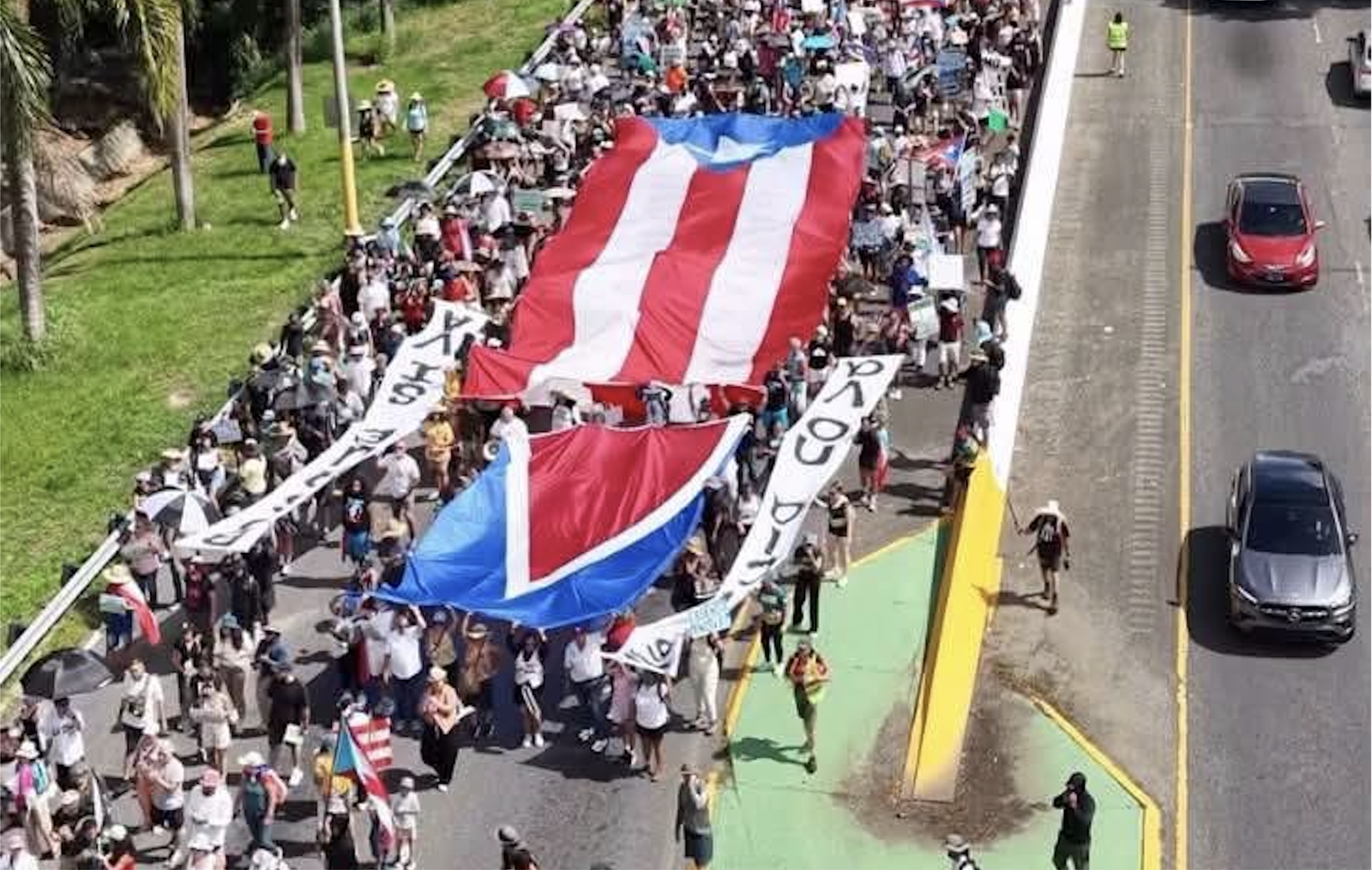 Protesta en Puerto Rico.