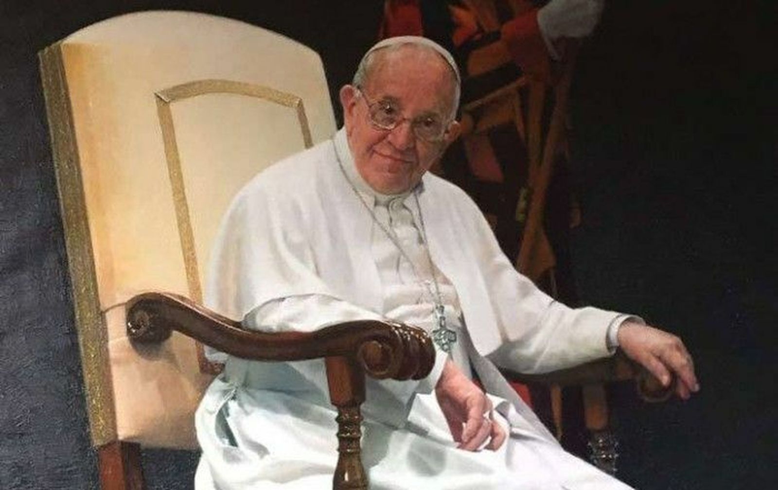 Cuadro del Papa Francisco en la CEE