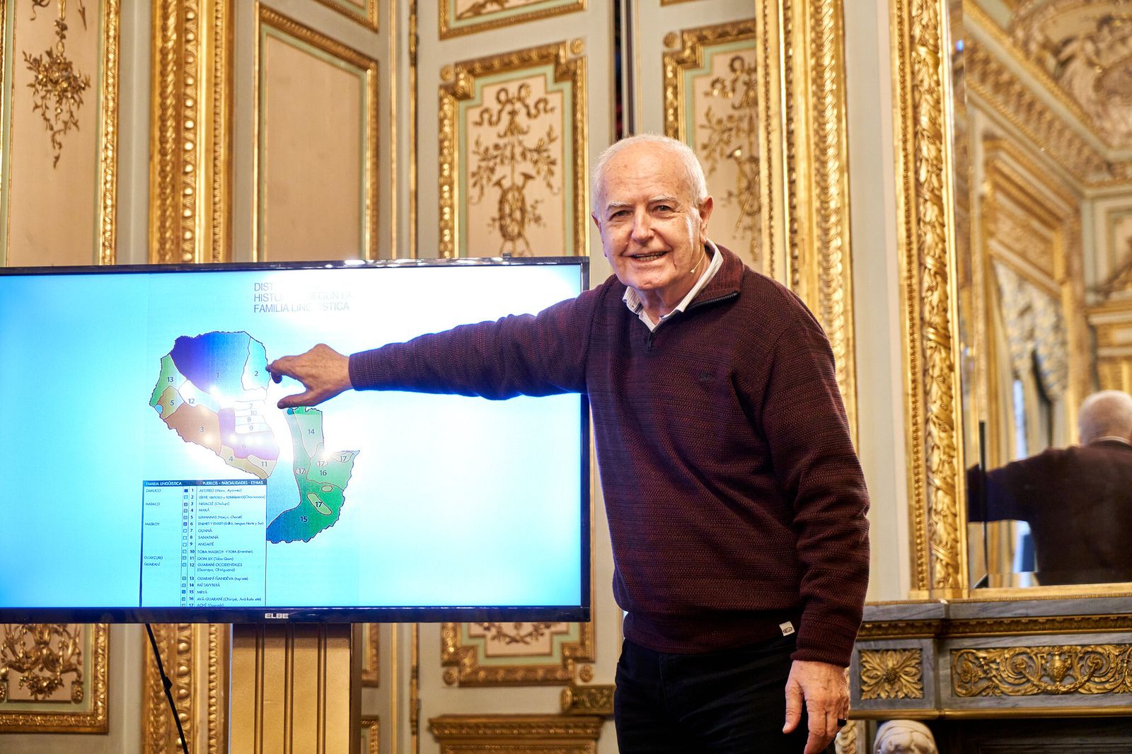 Jose Zanardi durante su conferencia
