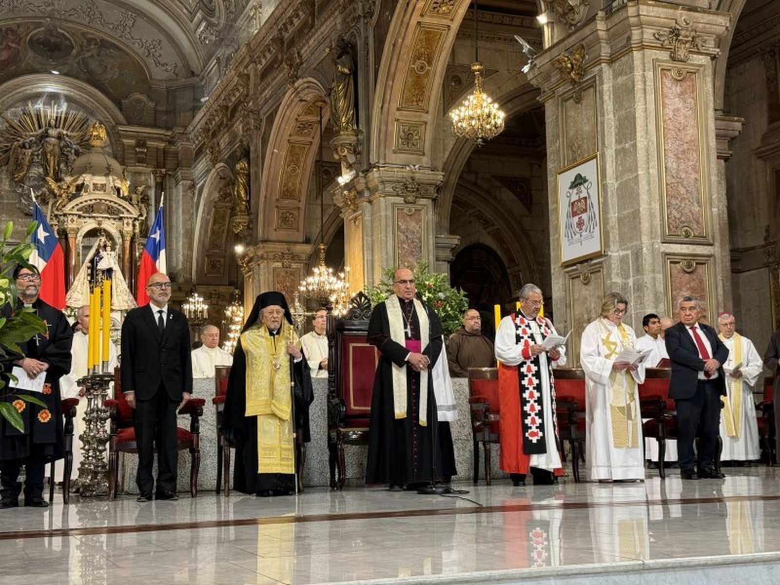 Arzobispo Fernando Chomali presidió Te Deum Ecuménico 2024 en Santiago