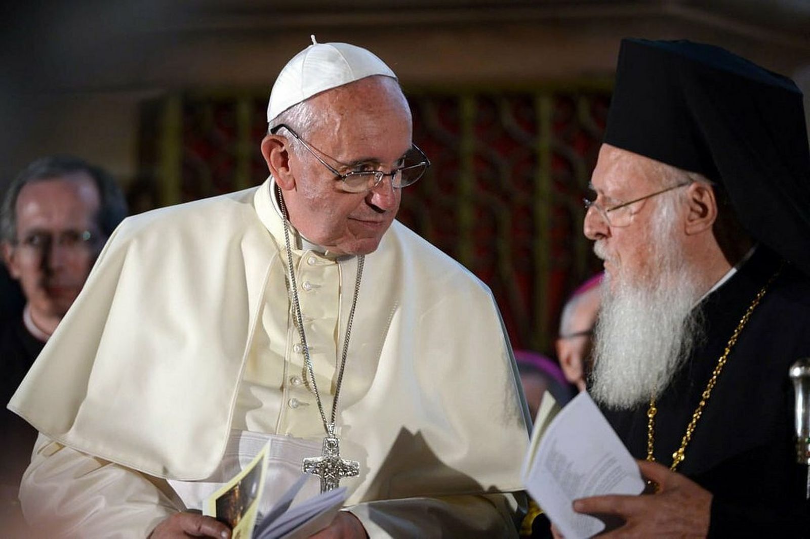 El Papa Francisco y el Patriarca Bartolomé