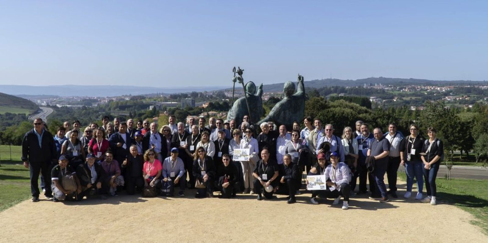 Cierre del Congreso Mundial de Turismo, desde el Monte do Gozo