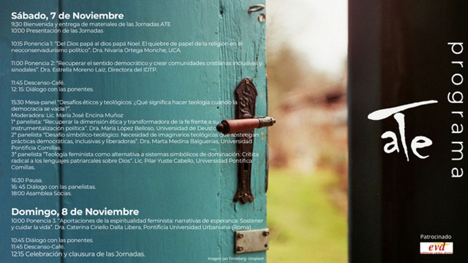 Programa de las jornadas de la ATE