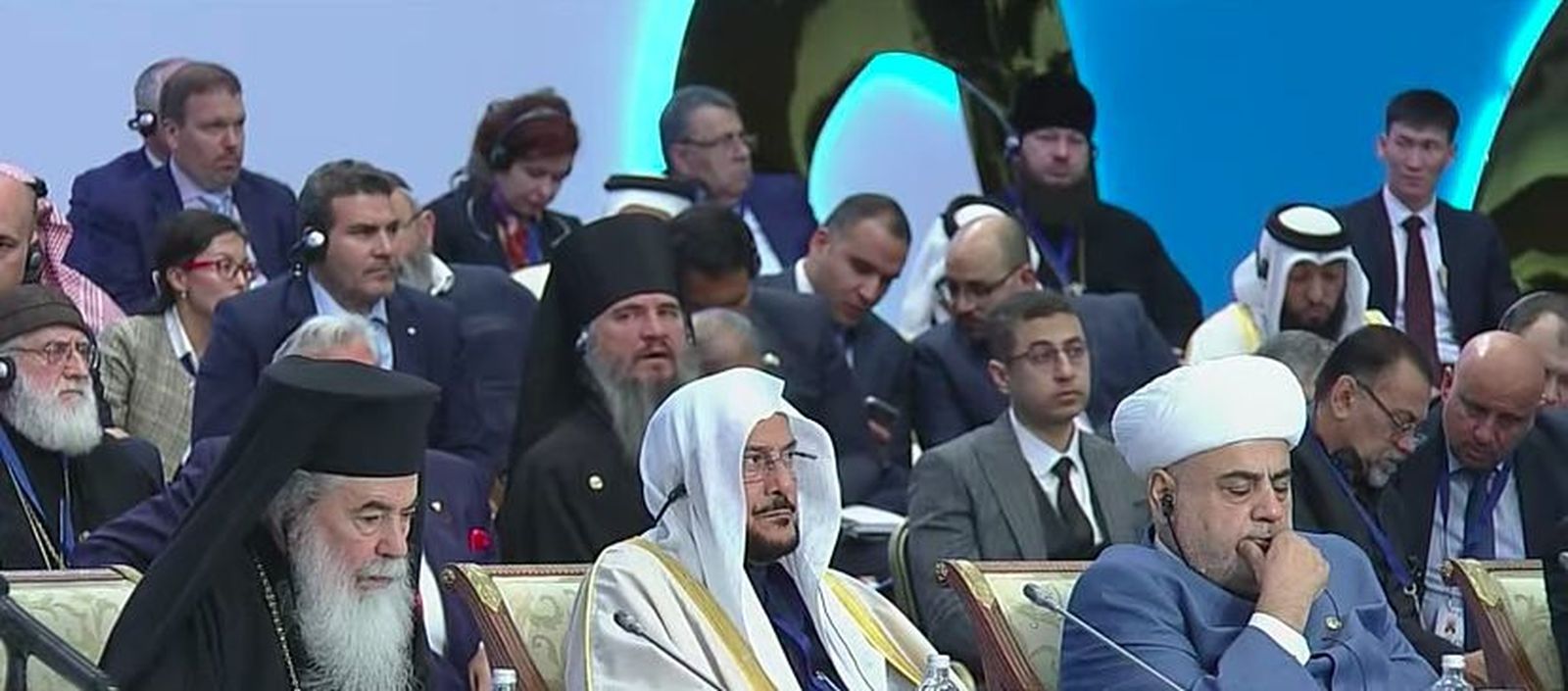 Líderes religiosos escuchan al Papa