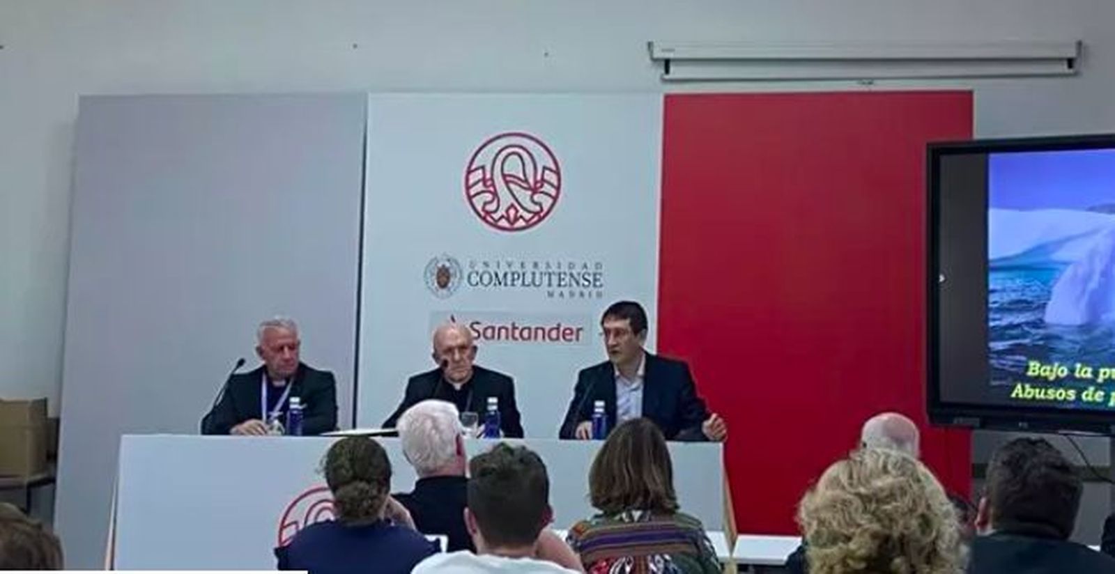 Osoro, durante el curso de hoy