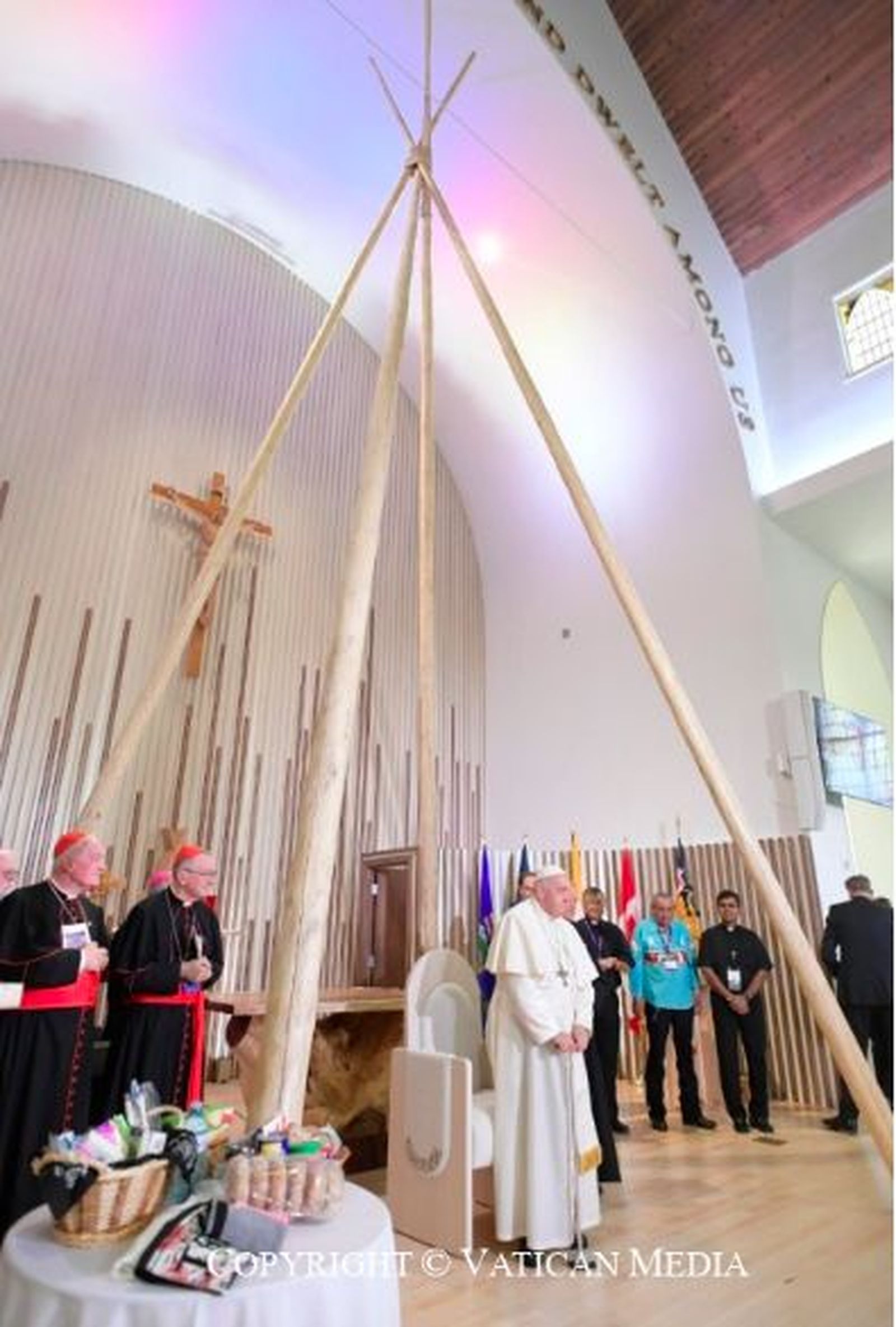 Francisco, en el encuentro con los católicos de Edmonton