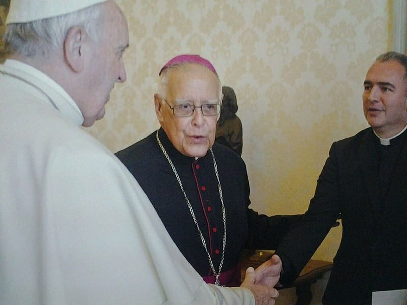 El Papa y monseñor Luckert