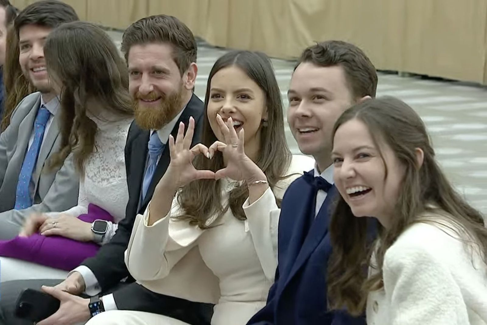 Parejas de recién casados, en la audiencia general para ser bendecidos por el Papa