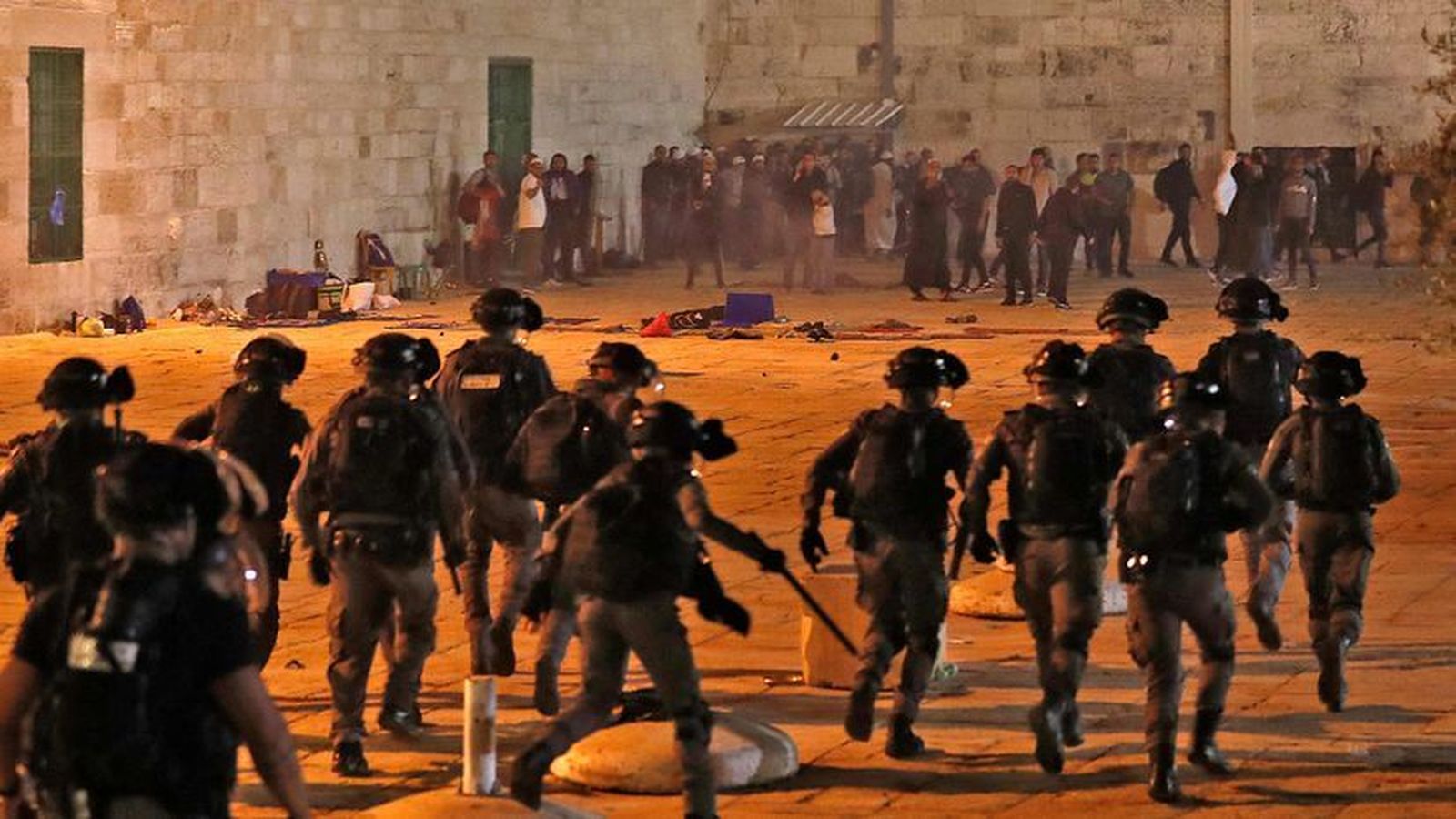 Violencia en la explanada de las mezquitas de Jerusalén