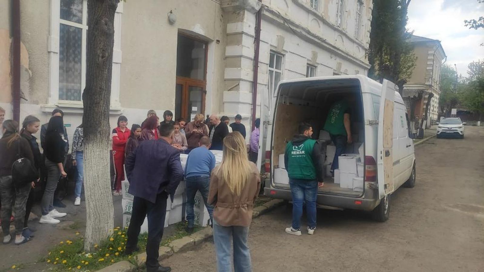 Cestas de alimentacioìn en Vizhnitsa