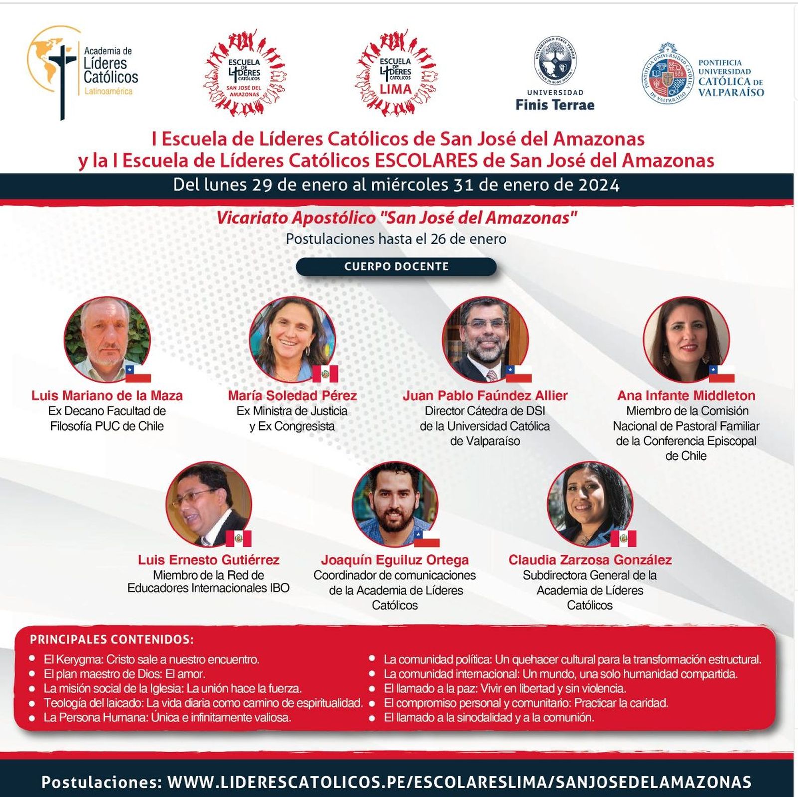 Proyecto de la Escuela de Líderes Catolicos en Amazonia peruana