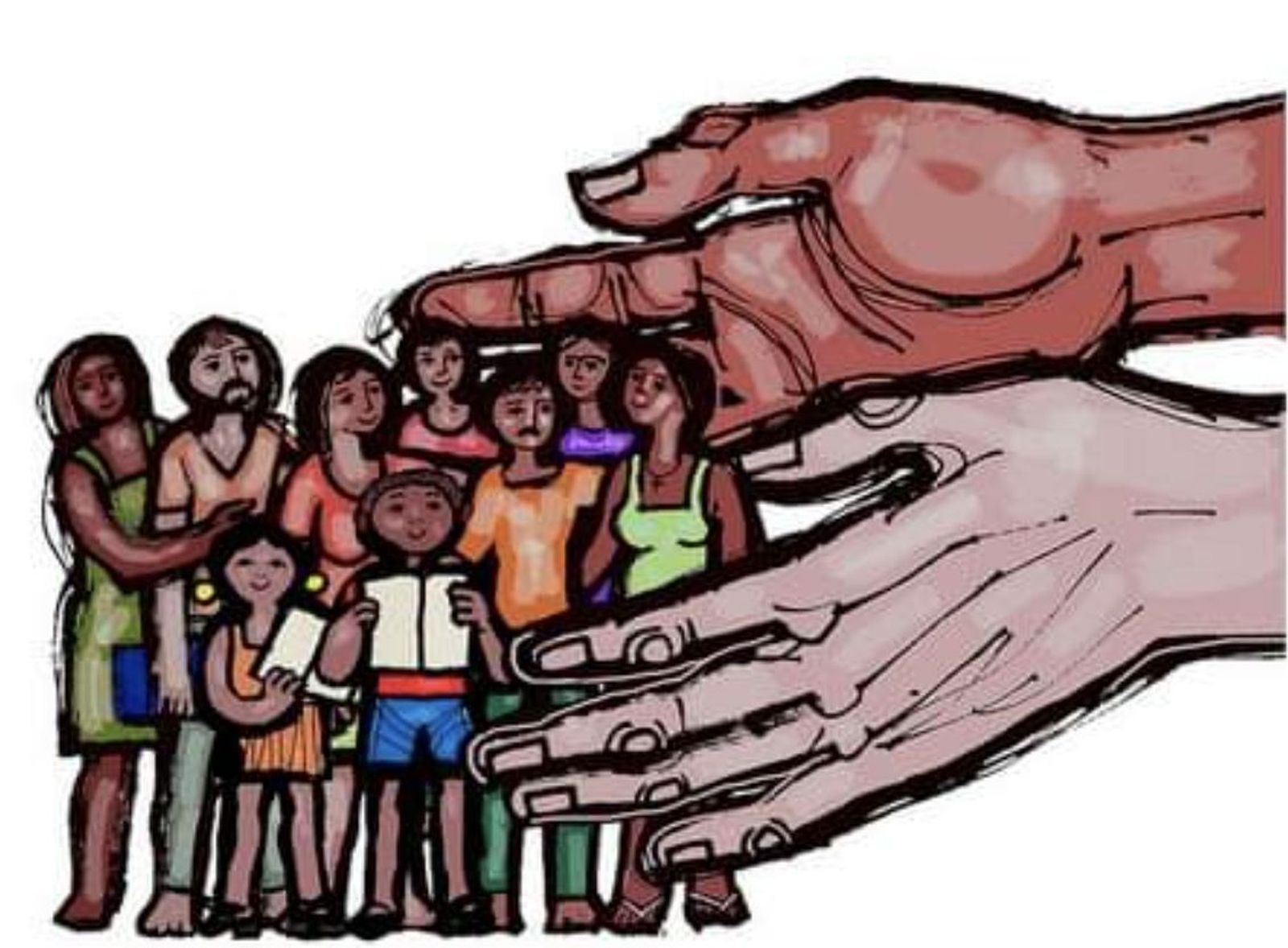 Mi madre y mis hermanos