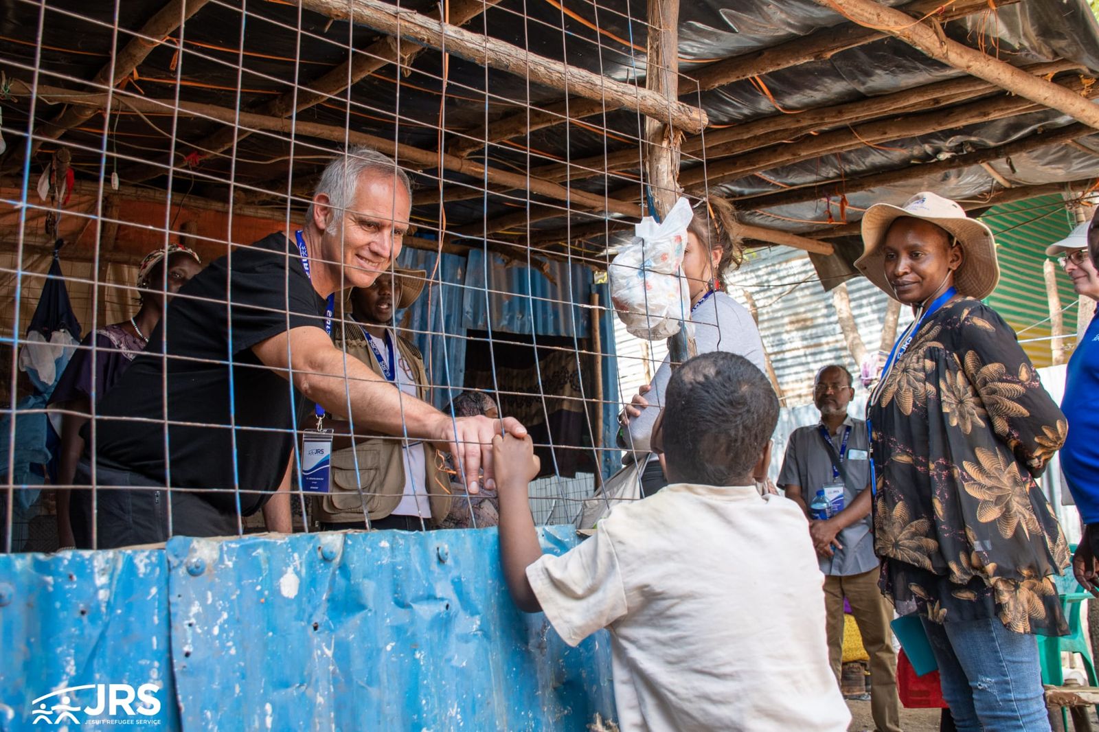 Visita a familias en Kakuma