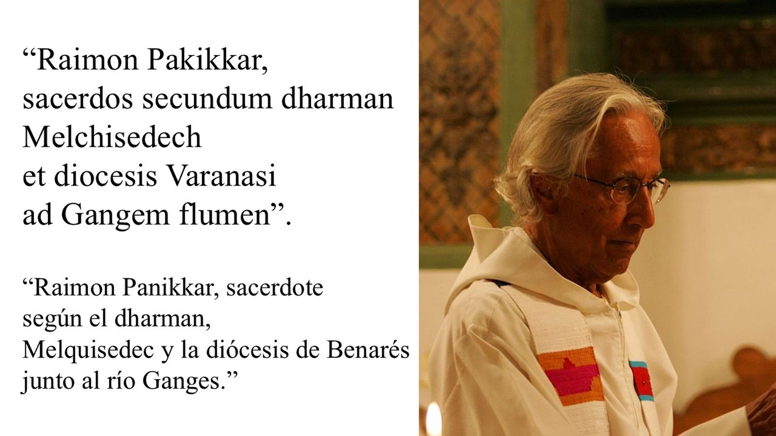 Panikkar sacerdote