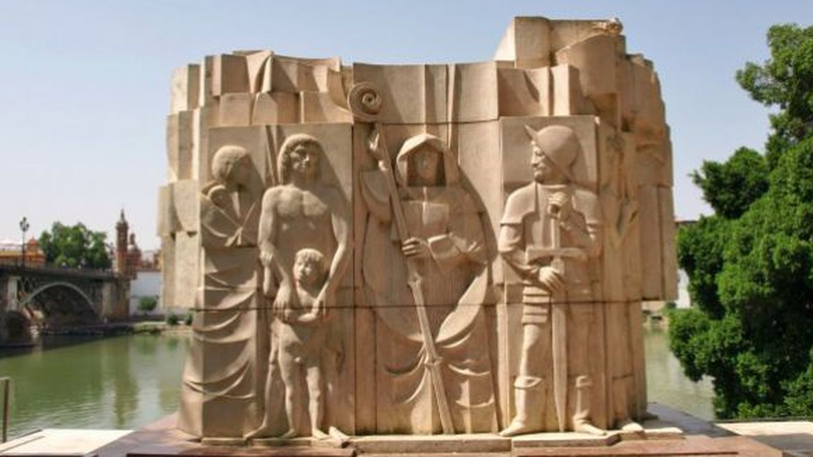 Monumento a fray Bartolomé de las Casas en Sevilla