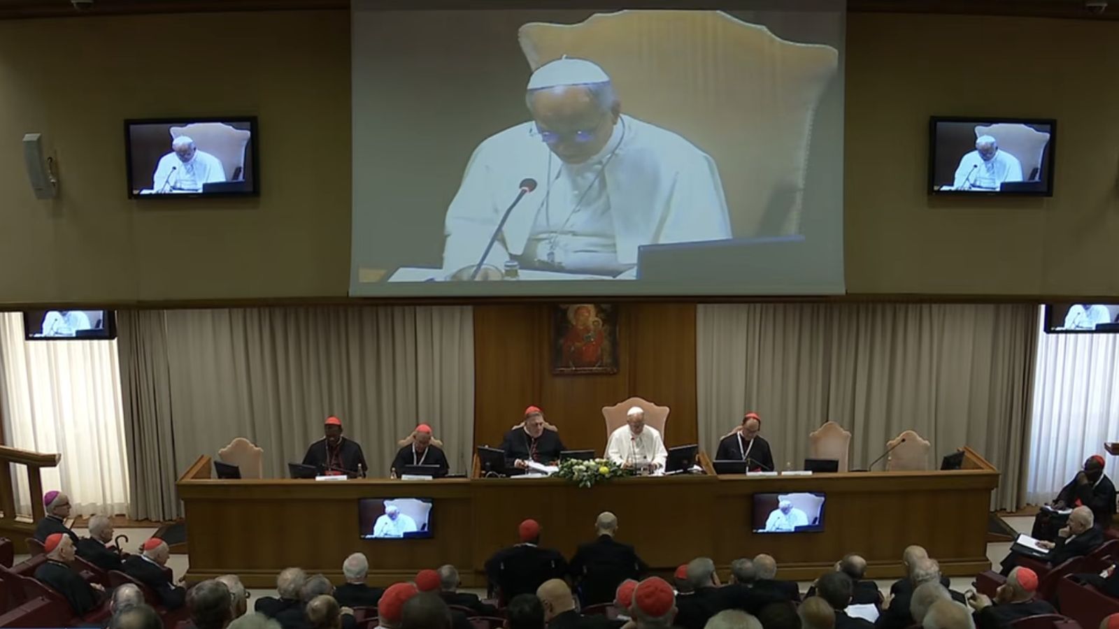 Discurso final del Papa
