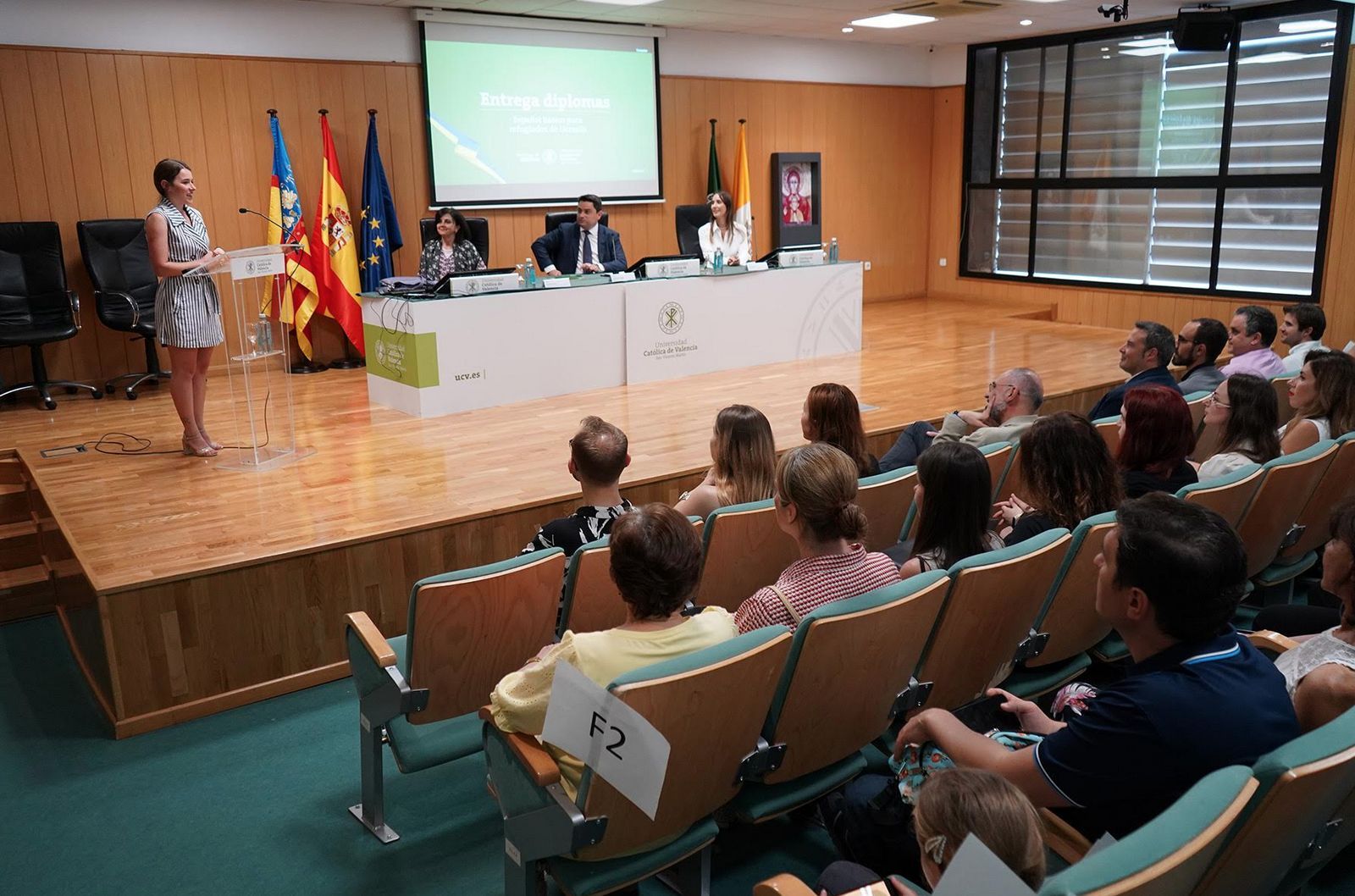 Acto de ntrega de diplomas UCV