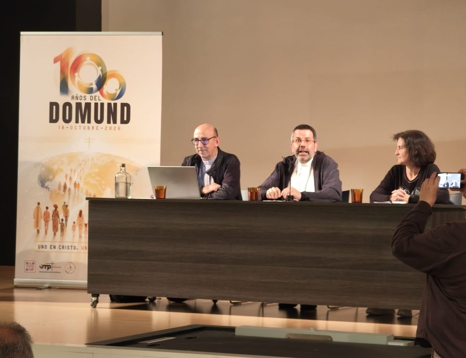 David Mtz de Aguirre y Álvaro Chordi en los 100 años del DOMUND