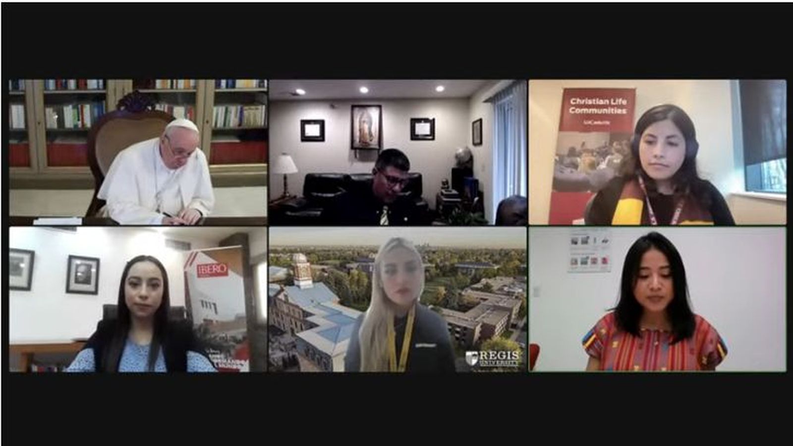 Encuentro Papa Francisco con universitarios de América