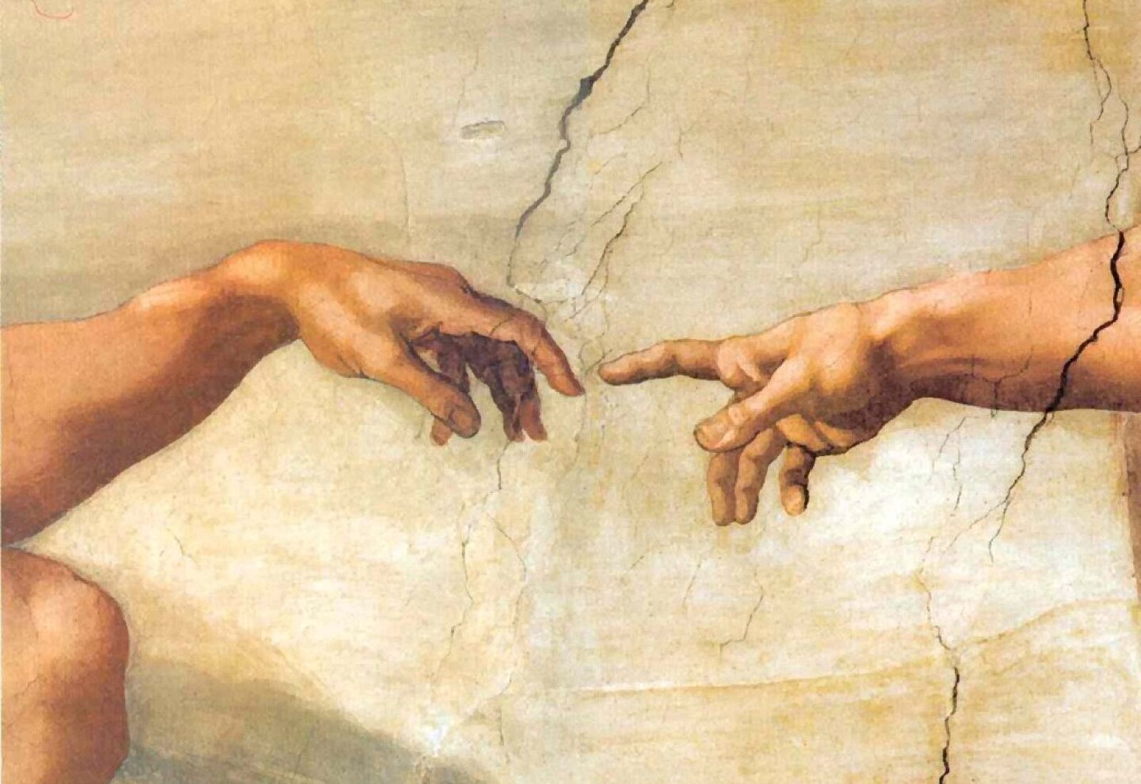 'La creación de Adán'. Miguel Ángel