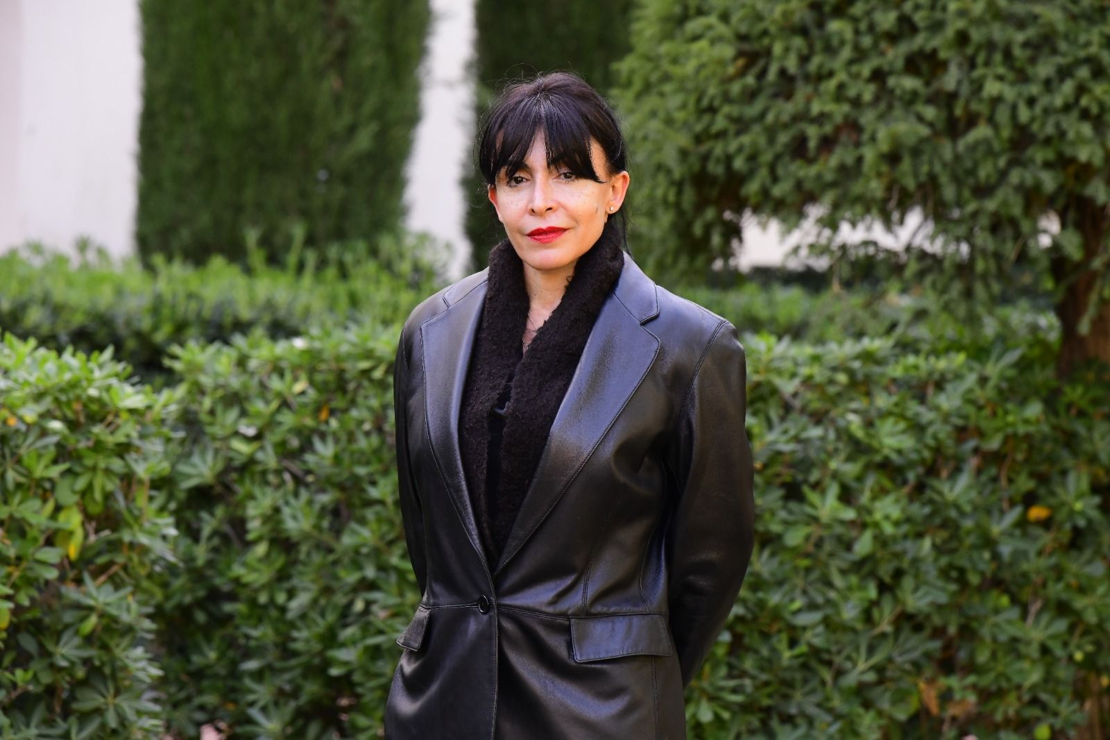 Emilce Cuda durante su visita a la casa de Espiritualidad San Felip Neri.