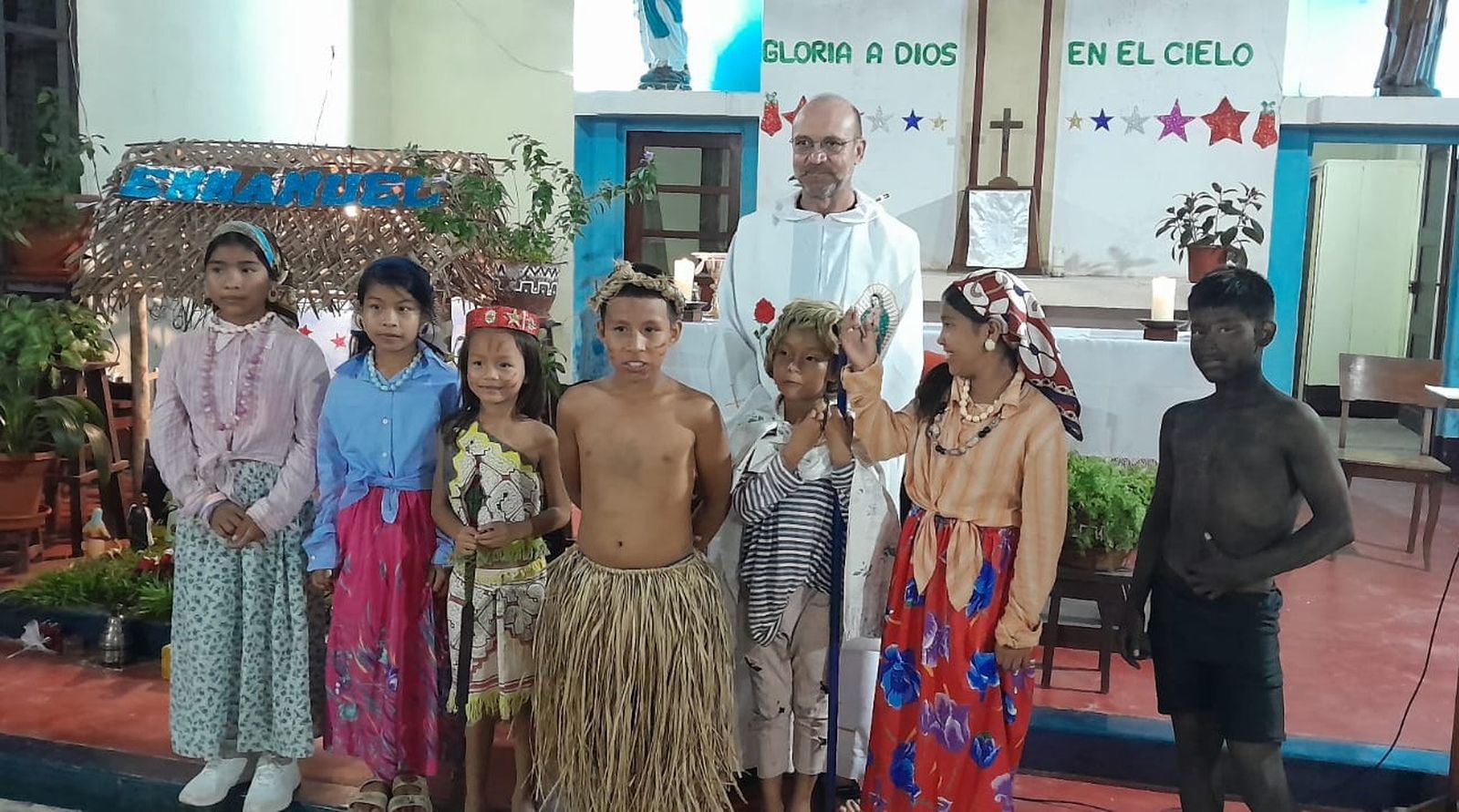 Los adoradores de la Nochebuena en Yanashi