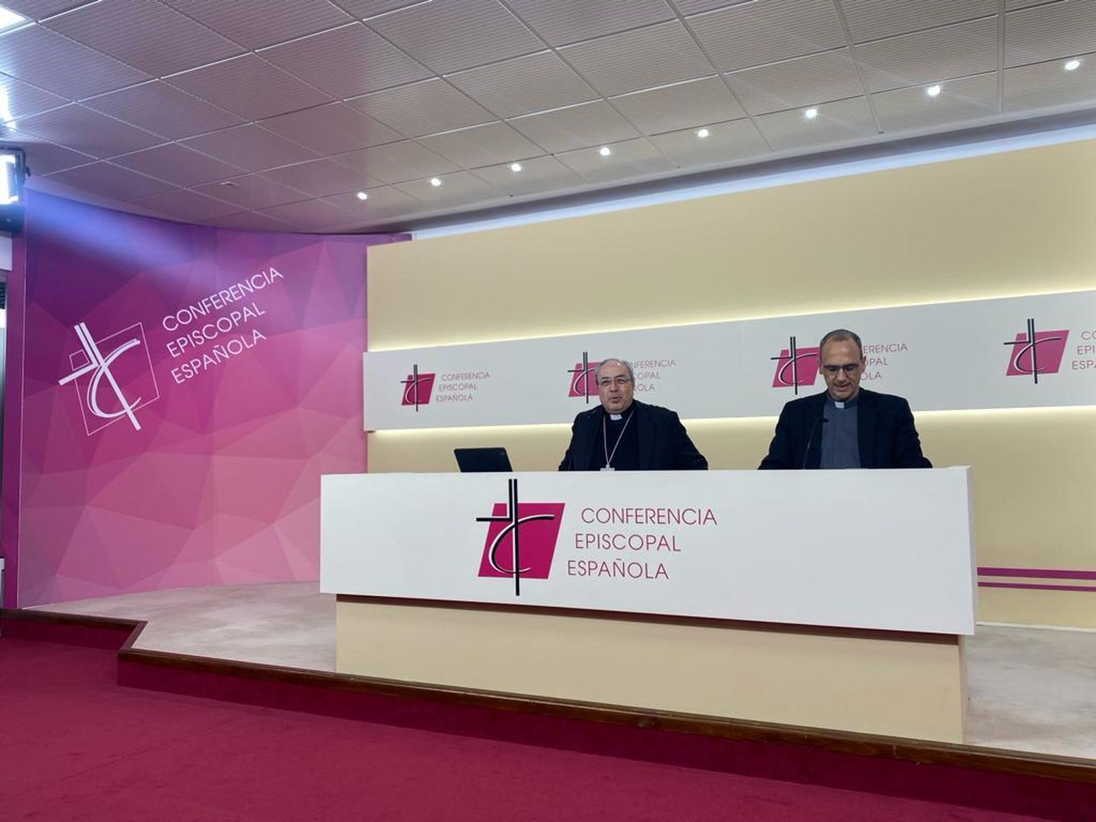 César García Magán, con Josetxo Vera