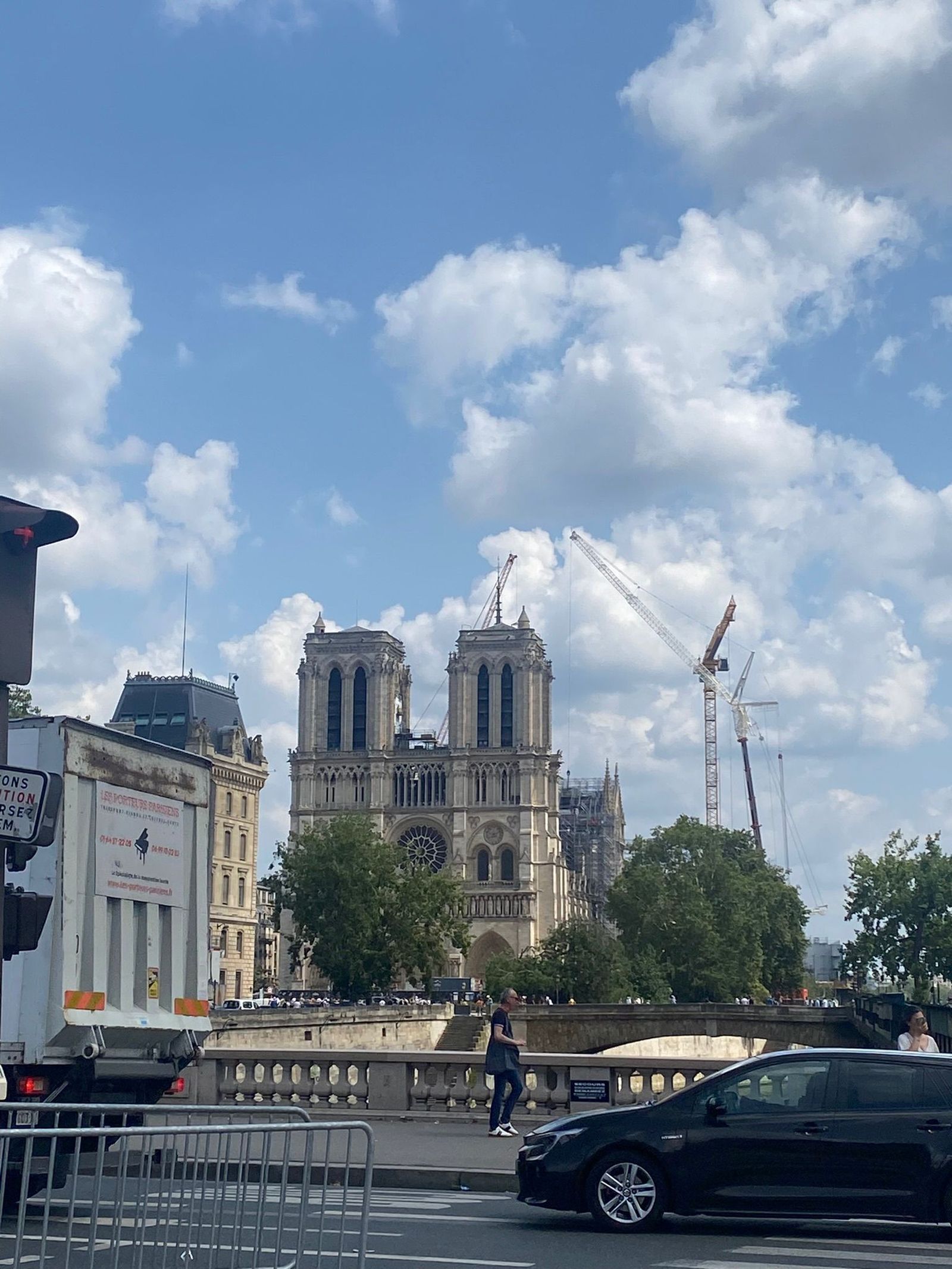 Notre Dame, en plenas obras