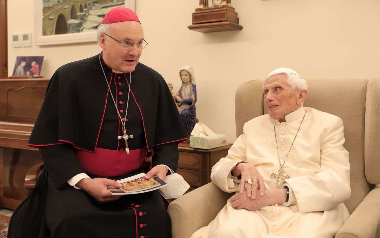 Benedicto XVI y el obispo de Ratisbona
