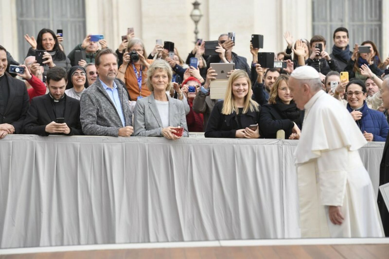El Papa Francisco, en la audiencia de hoy