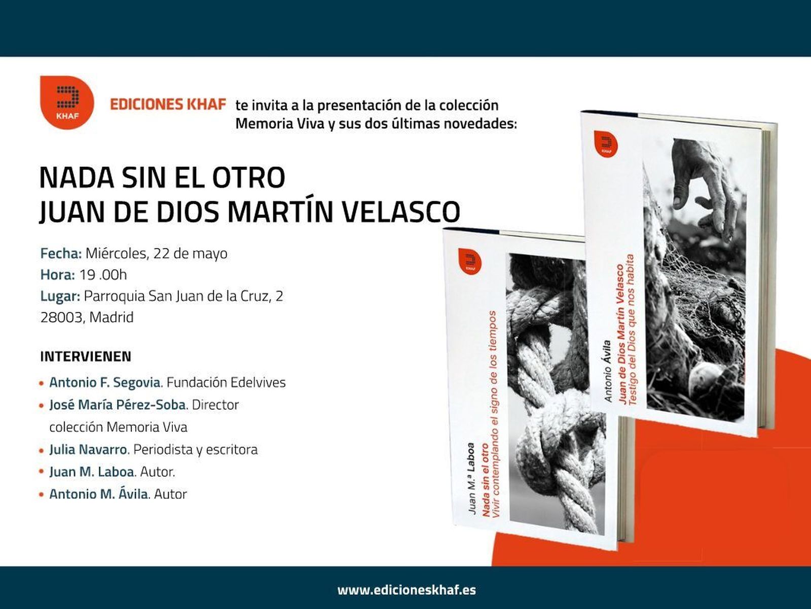 Laboa y Martín Velasco, 'Memoria Viva' de la Iglesia española